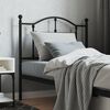 vidaXL Metal Headboard Black 90 cm
