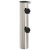 vidaXL Parasol Base Tube 0.63 kg Natural Stainless Steel