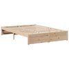vidaXL Bookcase Bed without Mattress 160x200cm Solid Wood Pine