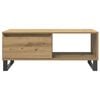 vidaXL Coffee Table Artisan Oak 90x50x36.5 cm Engineered Wood