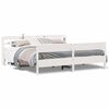 vidaXL Bed Frame without Mattress White 180x200 cm Super King Solid Wood Pine