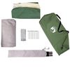 vidaXL Camping Tent Dome 4-Person Green Waterproof