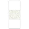 vidaXL Walk-in Shower Wall ESG Glass with Stone Design 115x195 cm
