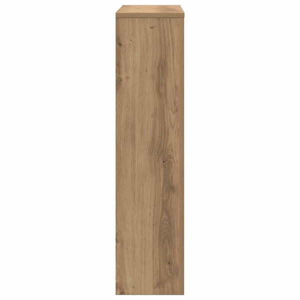 vidaXL Radiator Cover Artisian Oak 104x20x82 cm Engineered Wood
