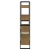 vidaXL 4-Tier Book Cabinet 100x30x140 cm Solid Pine Wood