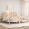 vidaXL Bed Frame without Mattress 200x200 cm Solid Wood