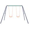 vidaXL Swing Set with 2 Seats Steel