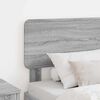 vidaXL Headboard with Headboard Grey Sonoma 75 cm Engineered wood