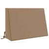vidaXL Back cushion SOEST 100% Polyester Taupe 60 x 20 x 40 cm