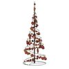 vidaXL LED Christmas Tree with Baubles 80 LEDs Warm White 120 cm