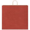 vidaXL Paper Bags 50 pcs with Handles Red 54x15x49 cm