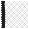 vidaXL Chain Link Fence Grey 10 x 1.5 m Steel