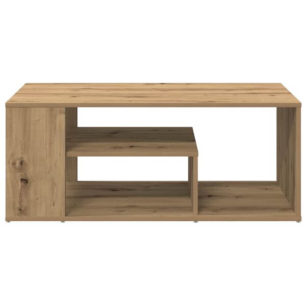 vidaXL Coffee Table Artisan Oak 100x50x40 cm Engineered Wood
