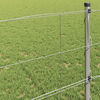 vidaXL Field Fence Silver 25 x 0.8 m Galvanised steel