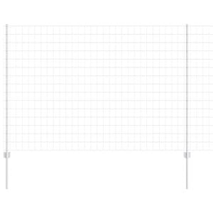 vidaXL Welded Wire Fence 10 x 1.6 m (W x H) Hot-Dip Galvanised Steel