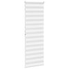 vidaXL Zebra Blind White 80x200 cm Fabric Width 75.9 cm Polyester