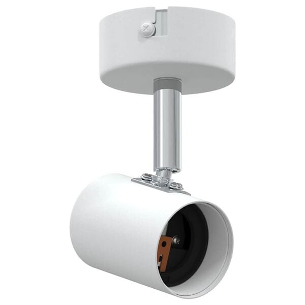 vidaXL Ceiling Spotlight with Spotlights White 6.5 x 6 x 11.5 cm Metal