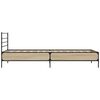 vidaXL Bed Frame without Mattress Sonoma Oak 100x200 cm