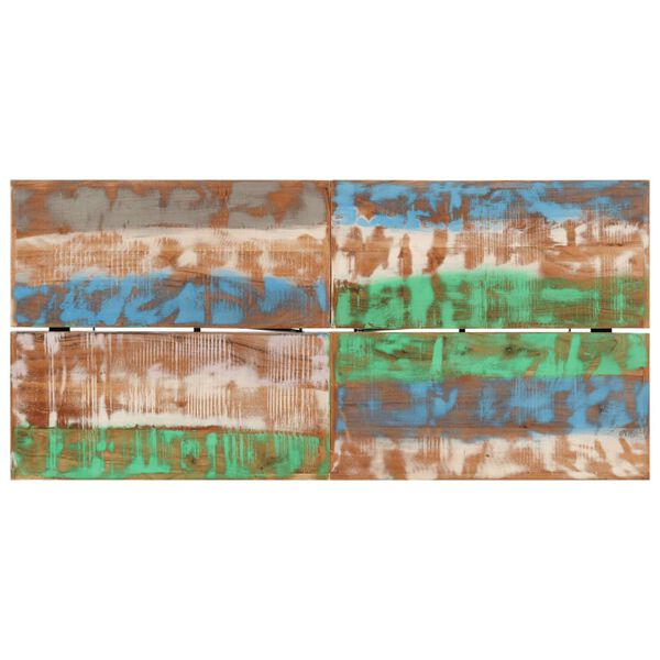 vidaXL Bar Table 150x70x107 cm Solid Wood Reclaimed and Iron