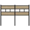 vidaXL Replace Headboard Sonoma Oak 120 cm Iron and Engineered Wood