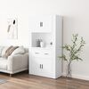 vidaXL Highboard White Engineered Wood