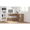 vidaXL Corner Desk Artisan Oak 120x140x75 cm Engineered Wood