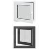 vidaXL Tilt & Turn Basement Window RISOR 50 x 50 cm