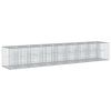 vidaXL Gabion Raised Bed 2 pcs Silver 340 x 60 x 55 cm