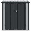 vidaXL Garden Storage Box Black 101.5 x 82 x 100 cm Steel