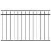 vidaXL Fence Element ASSEN 170 x 80 cm Steel Grey