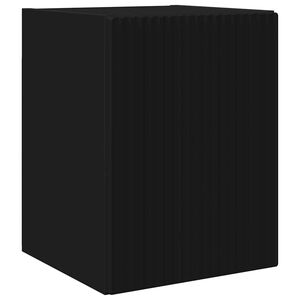 vidaXL TV Wall Cabinet 30 x 31 x 40 cm Black Engineered Wood