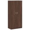 vidaXL Wardrobe Brown Oak 90x52x200 cm Engineered Wood