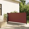 vidaXL Retractable Side Awning Brown 117x300 cm