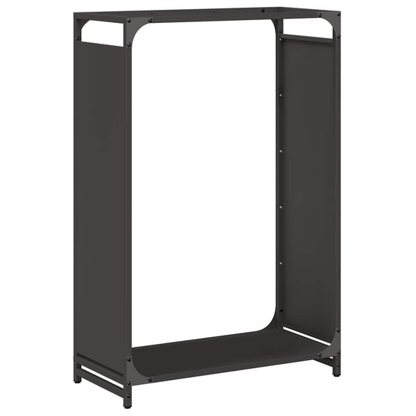 vidaXL Firewood Rack Black 60x28x90 cm Cold-rolled steel