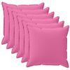 vidaXL Cushion with Pillow HOUTEN 6 pcs Pink Polyester
