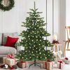 vidaXL Artificial Hinged Christmas Tree Green 150 cm PVC and Steel
