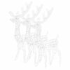 vidaXL Acrylic Reindeer Christmas Decorations 3 pcs 120 cm Blue
