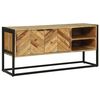 vidaXL TV Cabinet Brown 110 x 30 x 50 cm Solid Acacia Wood