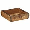 vidaXL Tray with Storage Brown 29 x 31 x 10 cm Solid Reclaim Wood