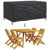 vidaXL Furniture Cover Plain Black 172 x 113 x 73 cm 600D