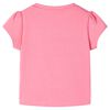 Kids' T-shirt Bright Fluo Pink 140