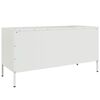 vidaXL TV Cabinet White 100.5x39x50.5 cm Steel