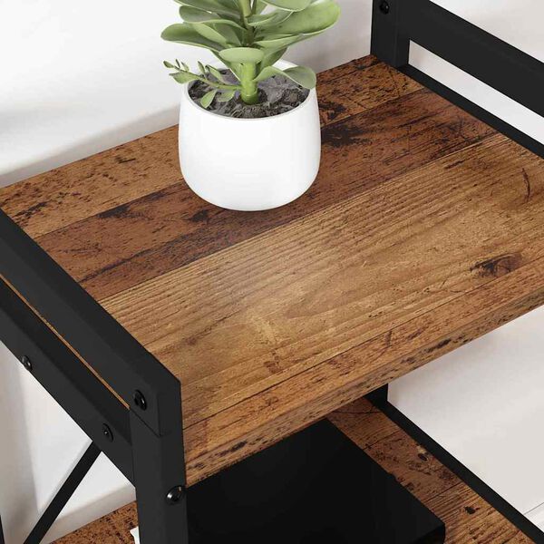 vidaXL Bookshelf Old wood 60 x 30 x 85 cm Engineered Wood