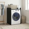 vidaXL Wash Machine Cabinet with Storage Black Oak 67.5 x 62 x 97 cm