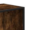 vidaXL Book Cabinet Smoked Oak 80.5x35x107.5 cm Engineered Wood