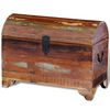 vidaXL Storage Chest | Multicolour | Reclaimed multi-colour solid wood | Medium