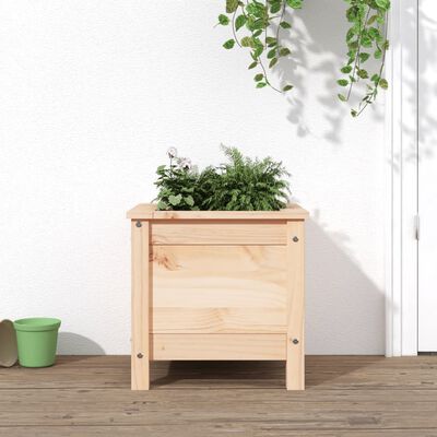 vidaXL Garden Planter 40x40x39 cm Solid Wood Pine