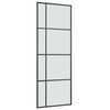 vidaXL Sliding Door with Hardware Set 76x205 cm ESG Glass&Aluminium