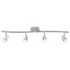 vidaXL Ceiling Spotlight Nickel 61 x 10 x 12.5 cm Metal