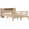vidaXL Bookcase Bed without Mattress 150x200 cm King Size Solid Wood Pine